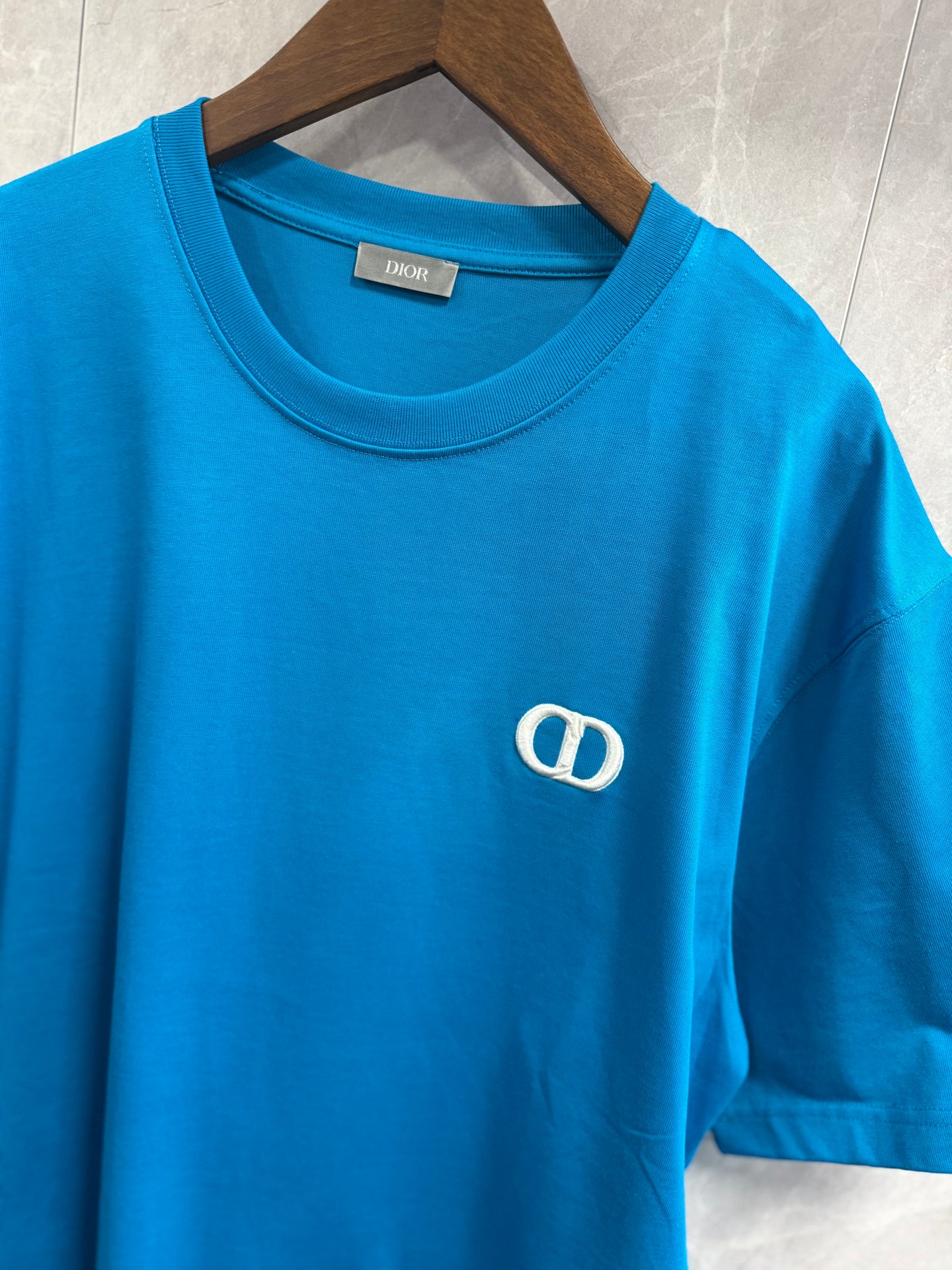 T-Shirt Christian Dior CD Turquiose