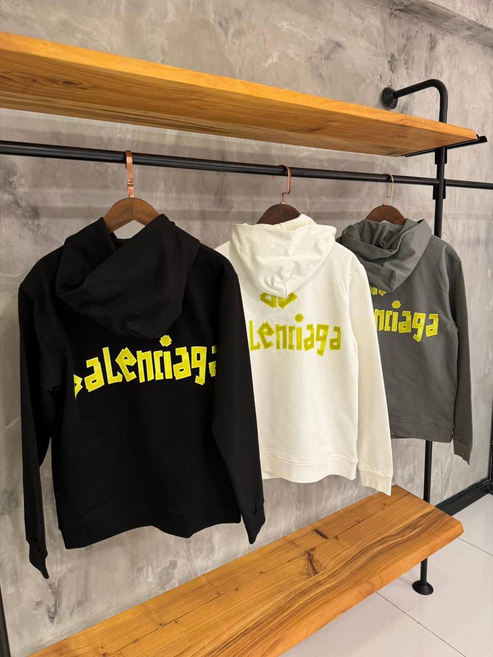 HOODIE BALENCIAGA GRIJS TAPERED