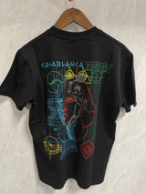 T-Shirt Casablanca Koets Tennis Zwart
