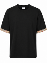 T-Shirt Burberry Arm Zwart