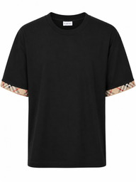 T-Shirt Burberry Arm Zwart