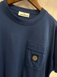 T-Shirt Stone Island Zak Donker Blauw