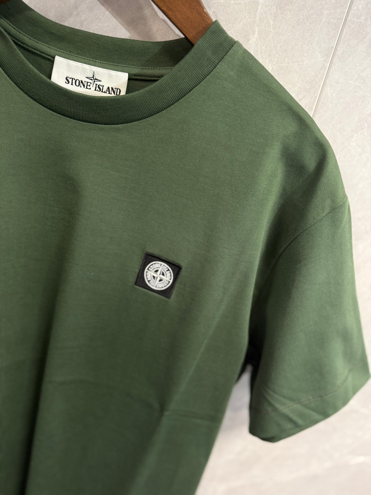 T-Shirt Stone Island Groen (basic)