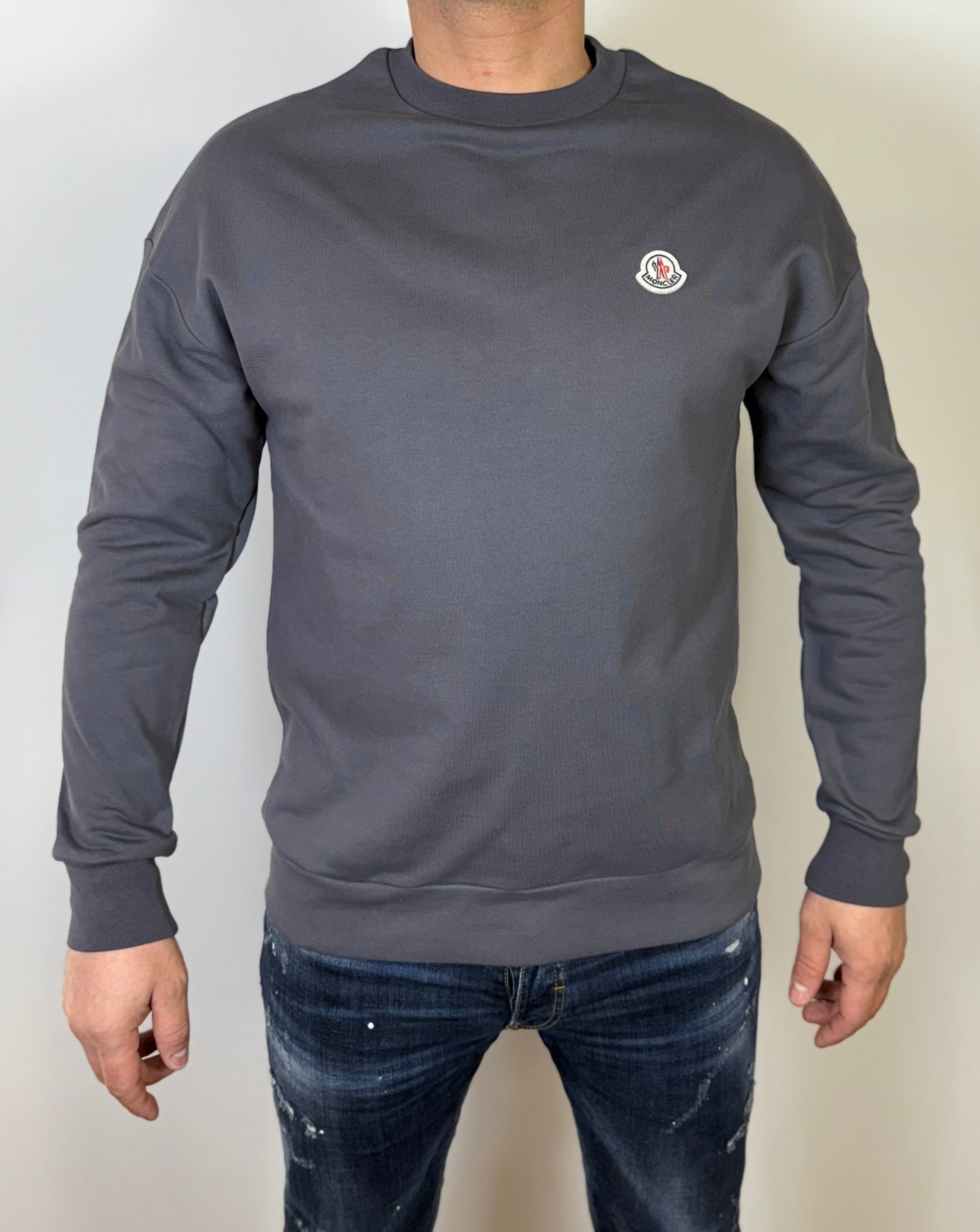 MONCLER SWEATER DONKER GRIJS