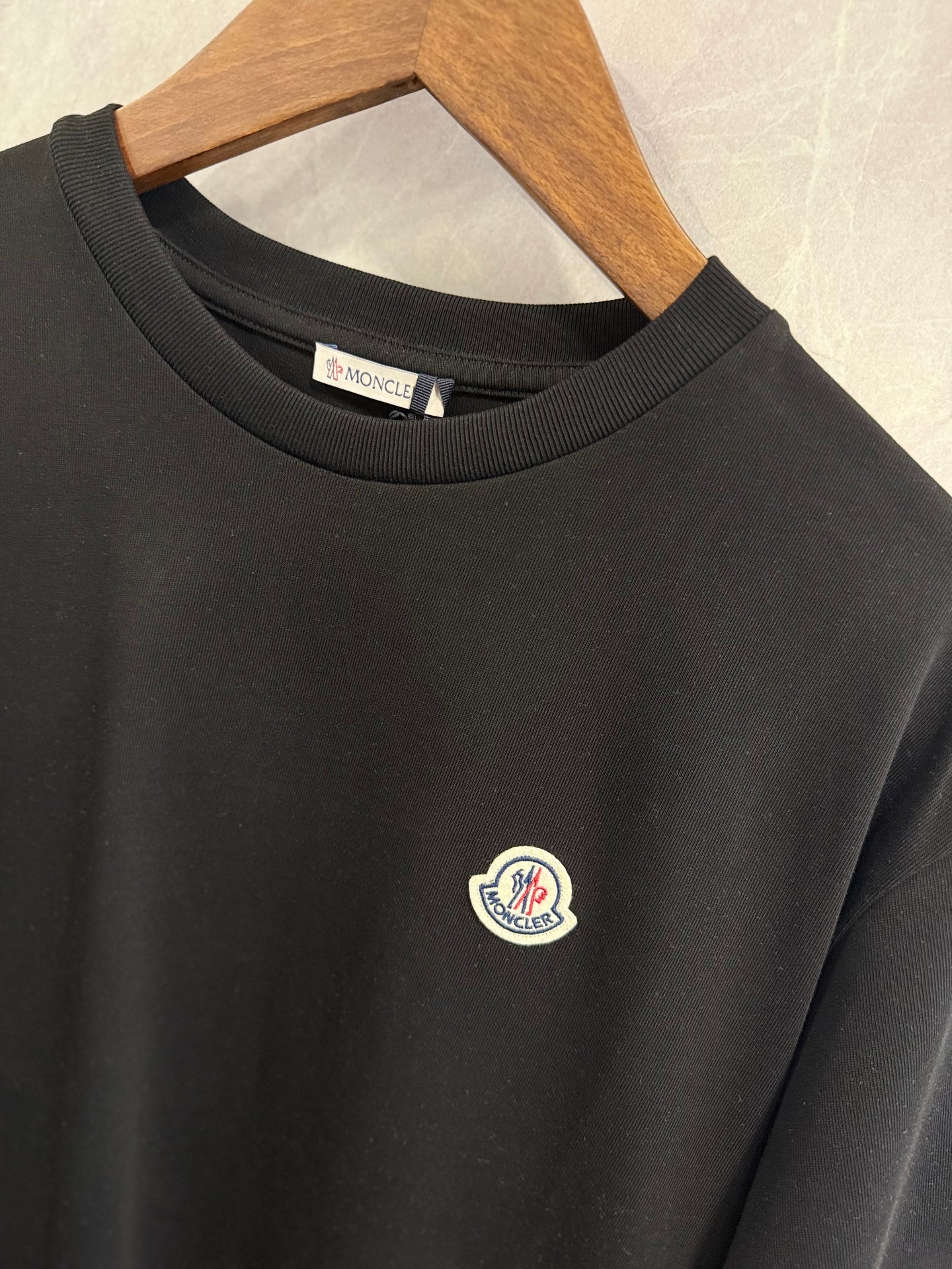 T-Shirt Moncler Zwart (basic)