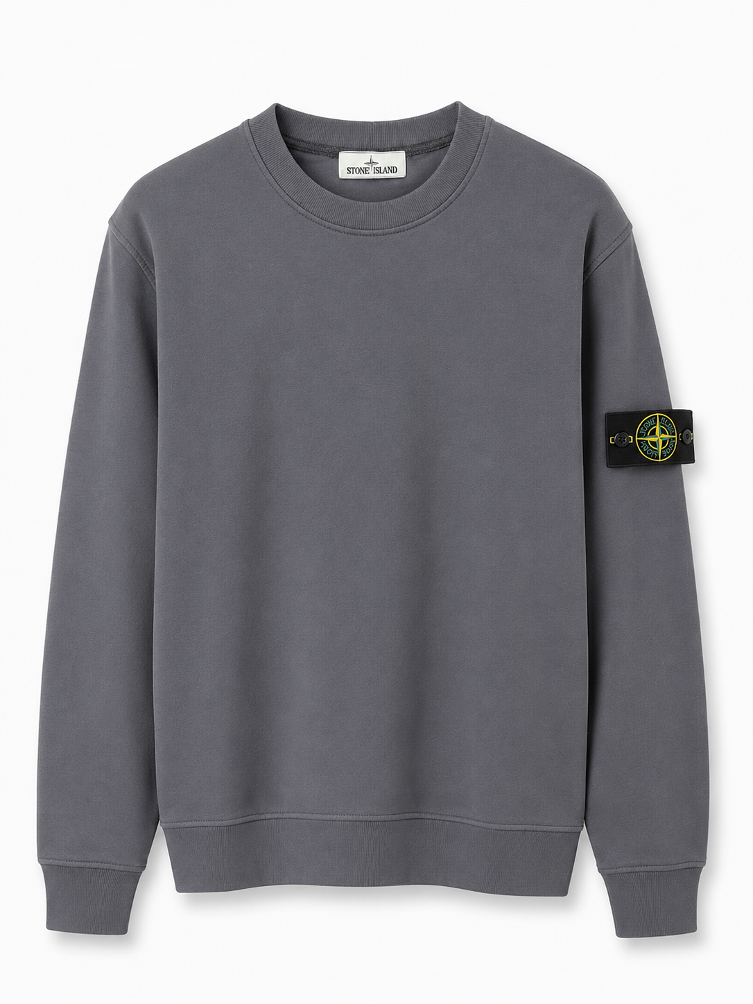 STONE ISLAND SWEATER INDIGO (met ghost logo)