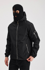 REGENJAS PRADA ZWART (DUBBELZIJDIG)