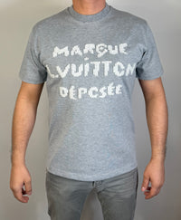 T-Shirt Louis Vuitton Marque Grijs