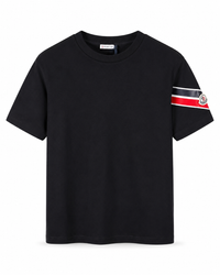 T-Shirt Moncler Triocolor Logo Arm