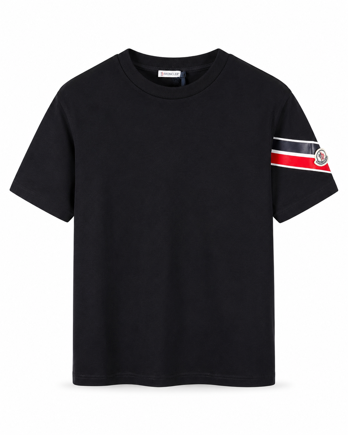 T-Shirt Moncler Triocolor Logo Arm