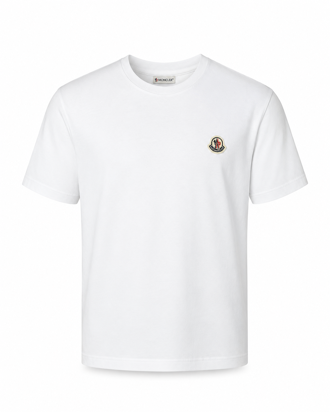 T-Shirt Moncler Basic Wit (logo basic)