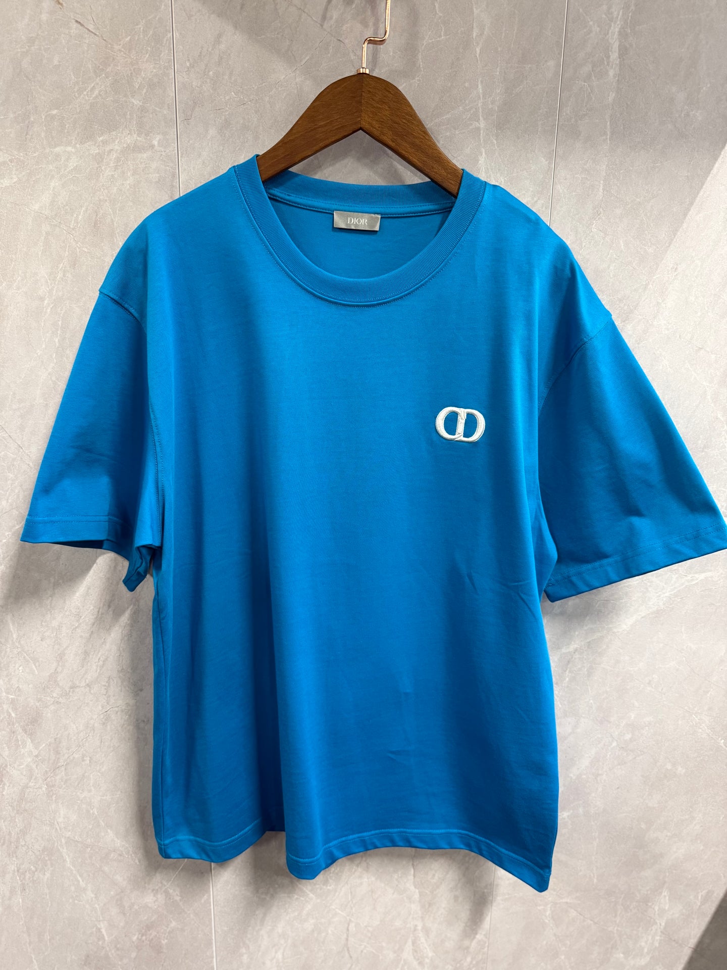 T-Shirt Christian Dior CD Turquiose