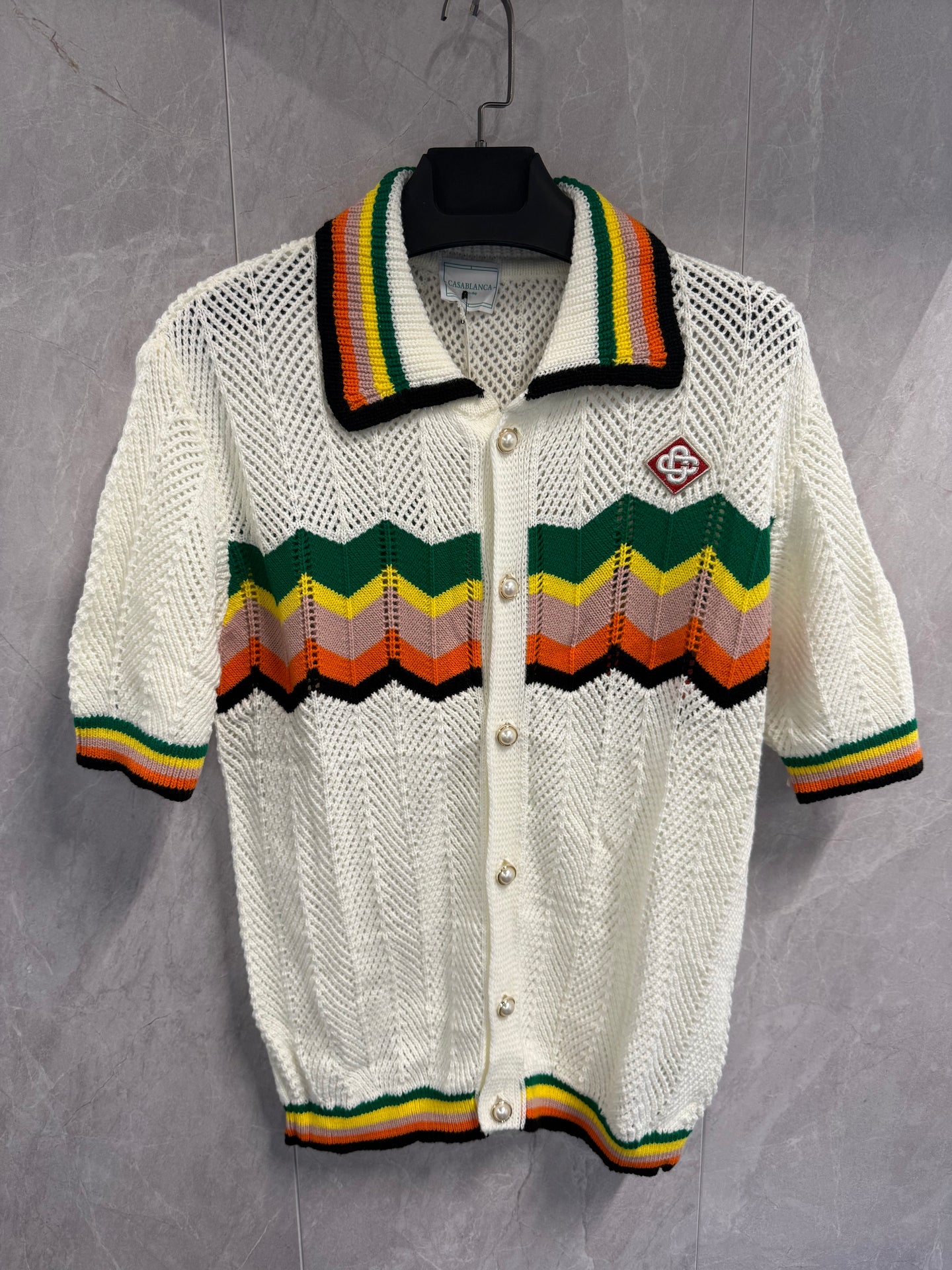 ZOMERSET CASABLANCA BADSTOF WIT REGENBOOG