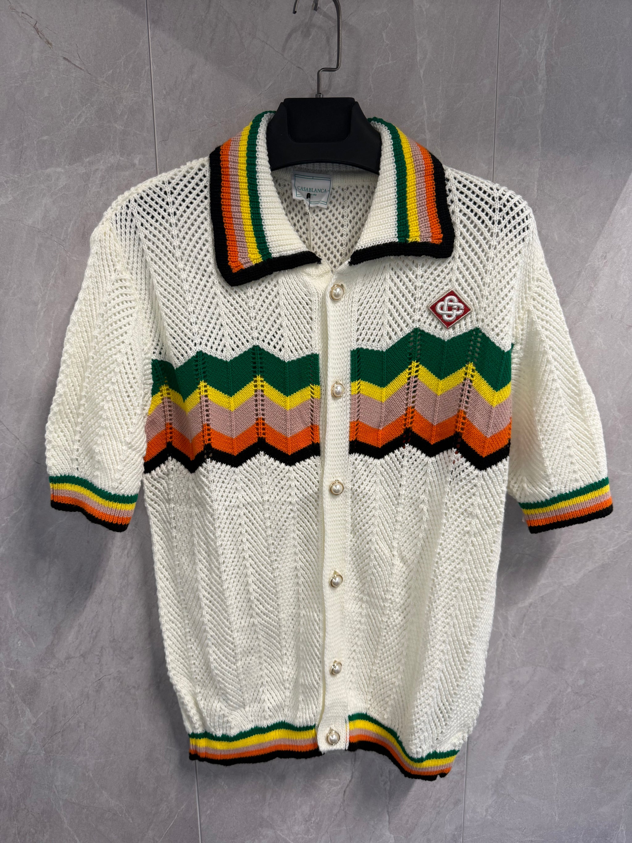 ZOMERSET CASABLANCA BADSTOF WIT REGENBOOG