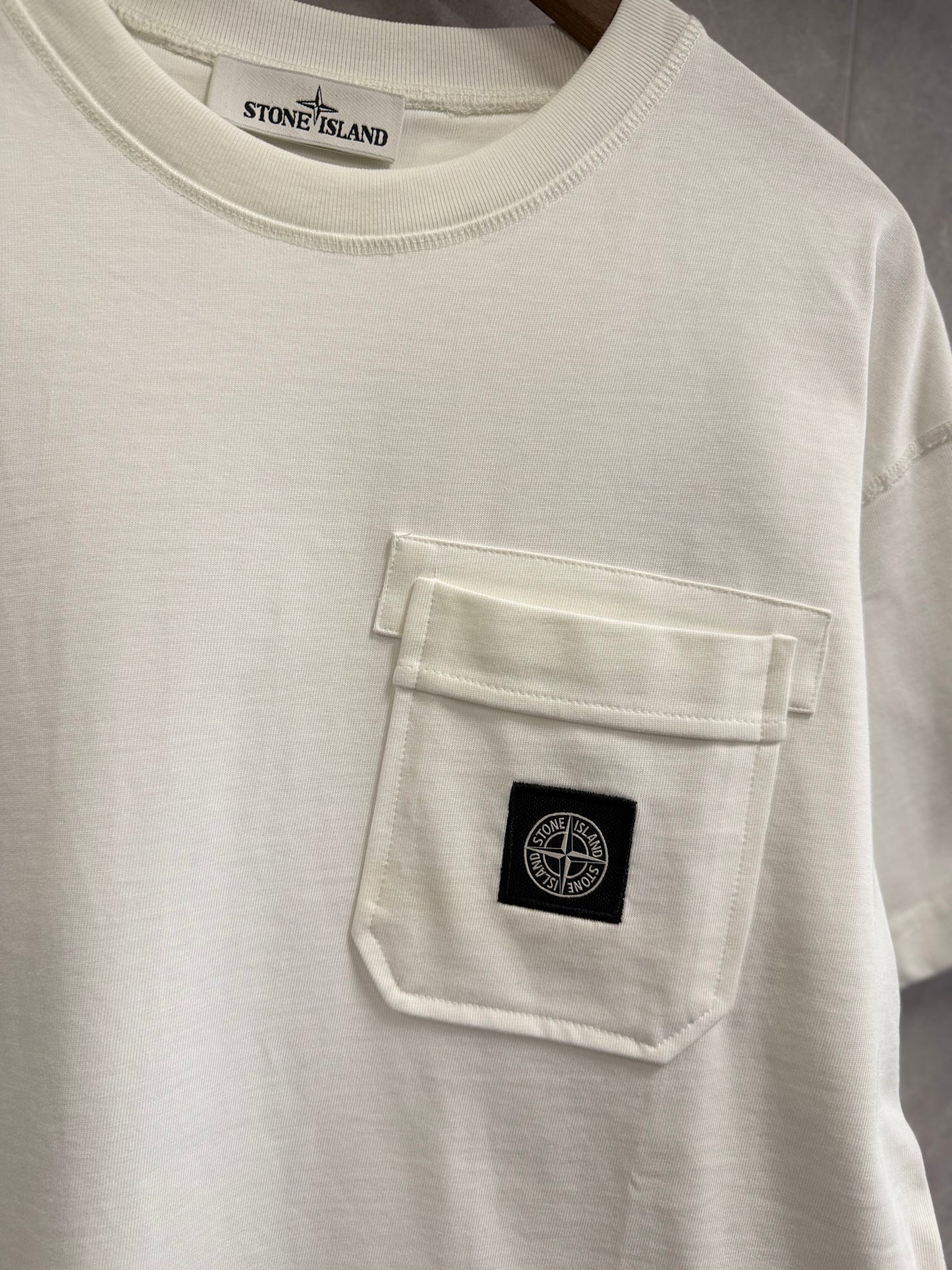 T-Shirt Stone Island Zak Wit