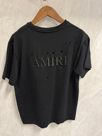 T-Shirt Amiri Zwart (gaten)