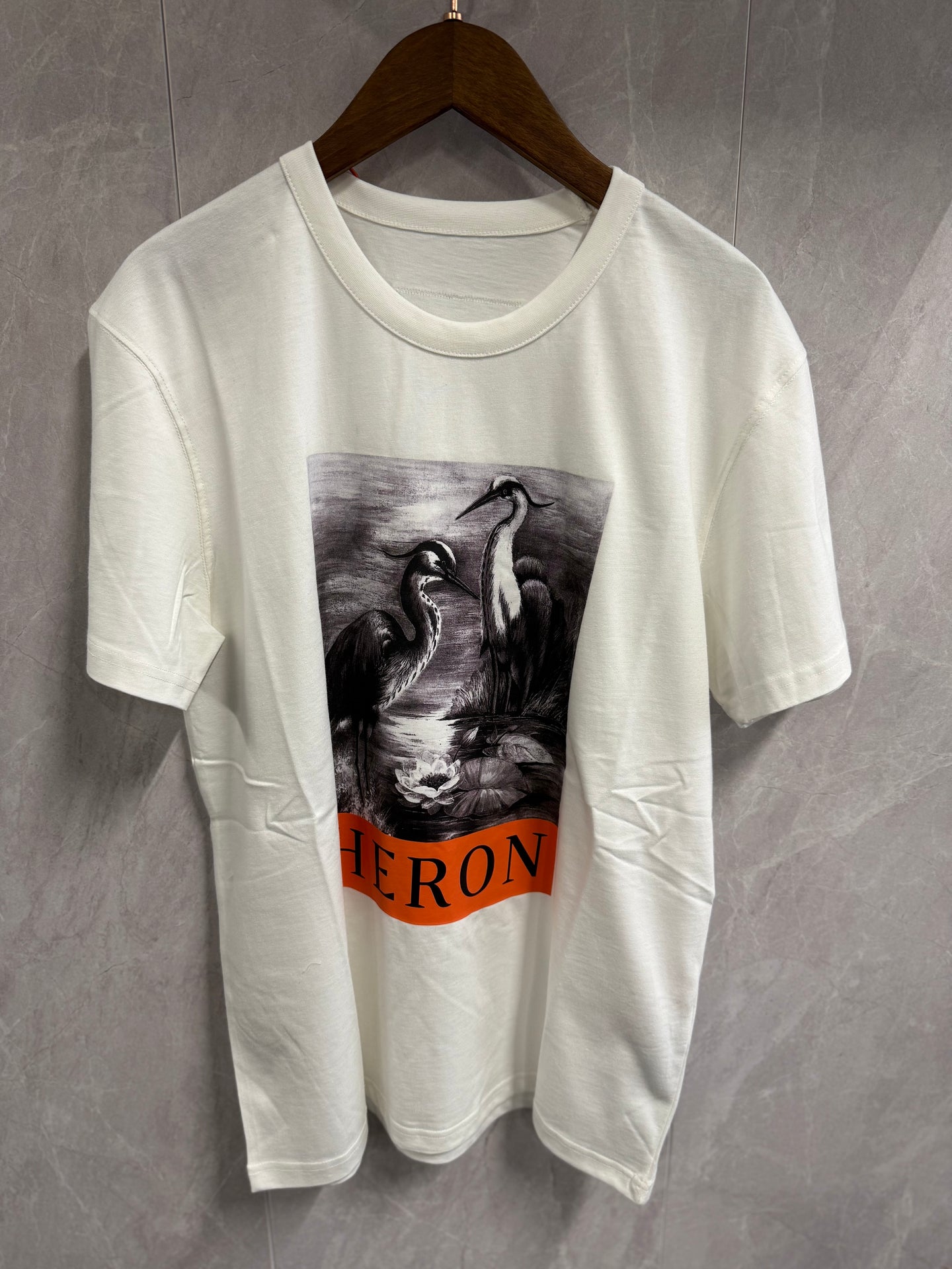 T-Shirt Heron Preston Wit