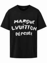 T-Shirt Louis Vuitton Marque Zwart