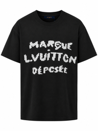 T-Shirt Louis Vuitton Marque Zwart