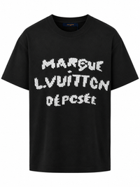 T-Shirt Louis Vuitton Marque Zwart