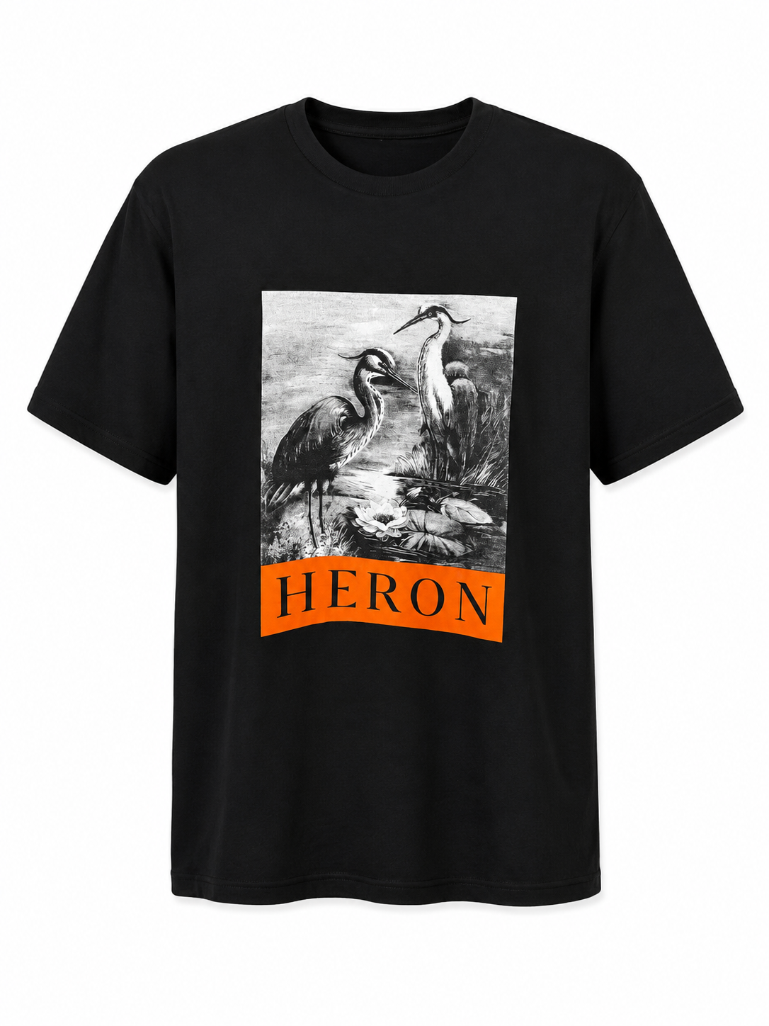 T-Shirt Heron Preston Zwart