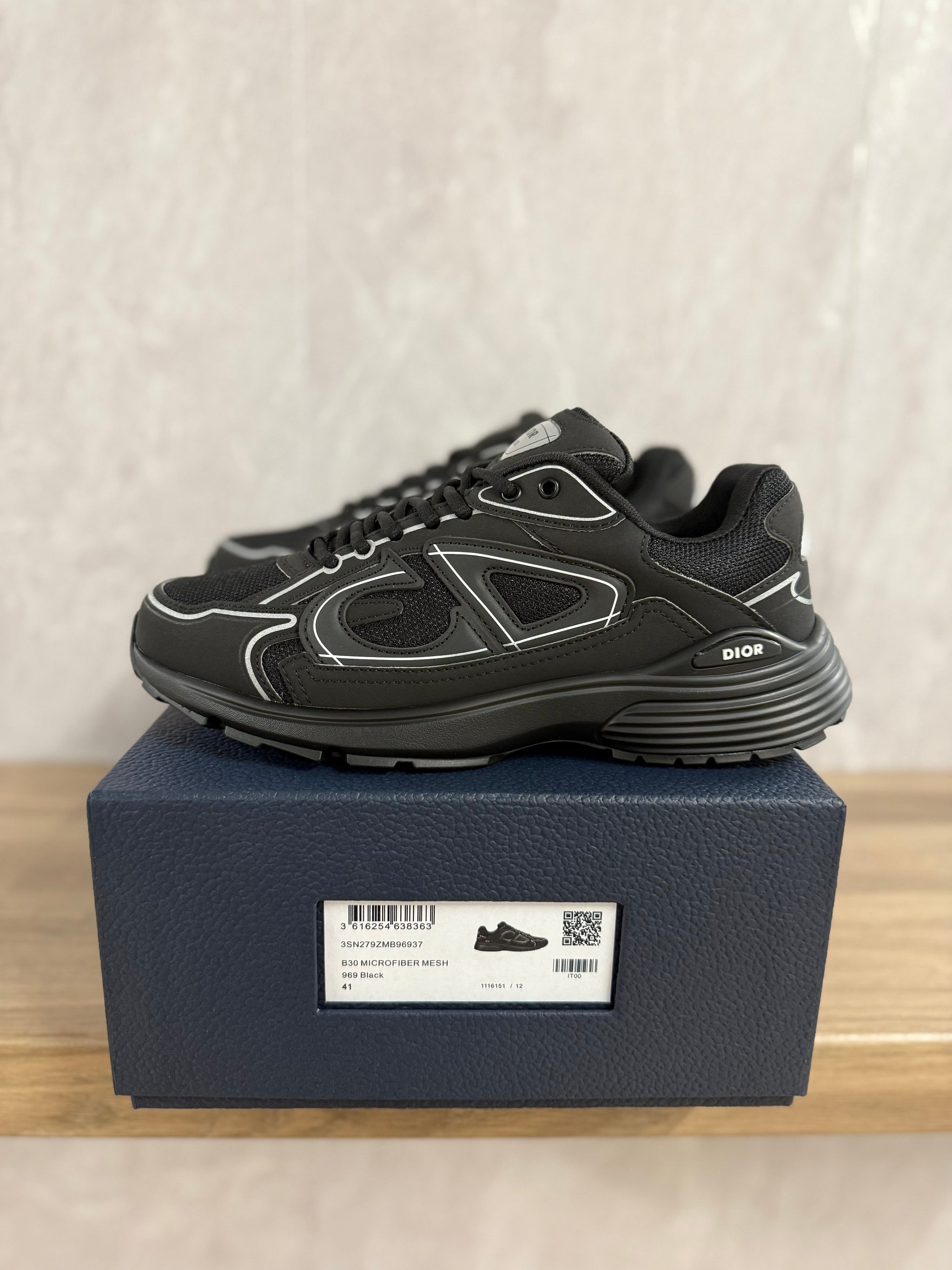 Dior B30 Zwart Zwart