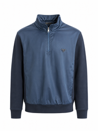 PRADA SWEATER HALF ZIPPER NAVY