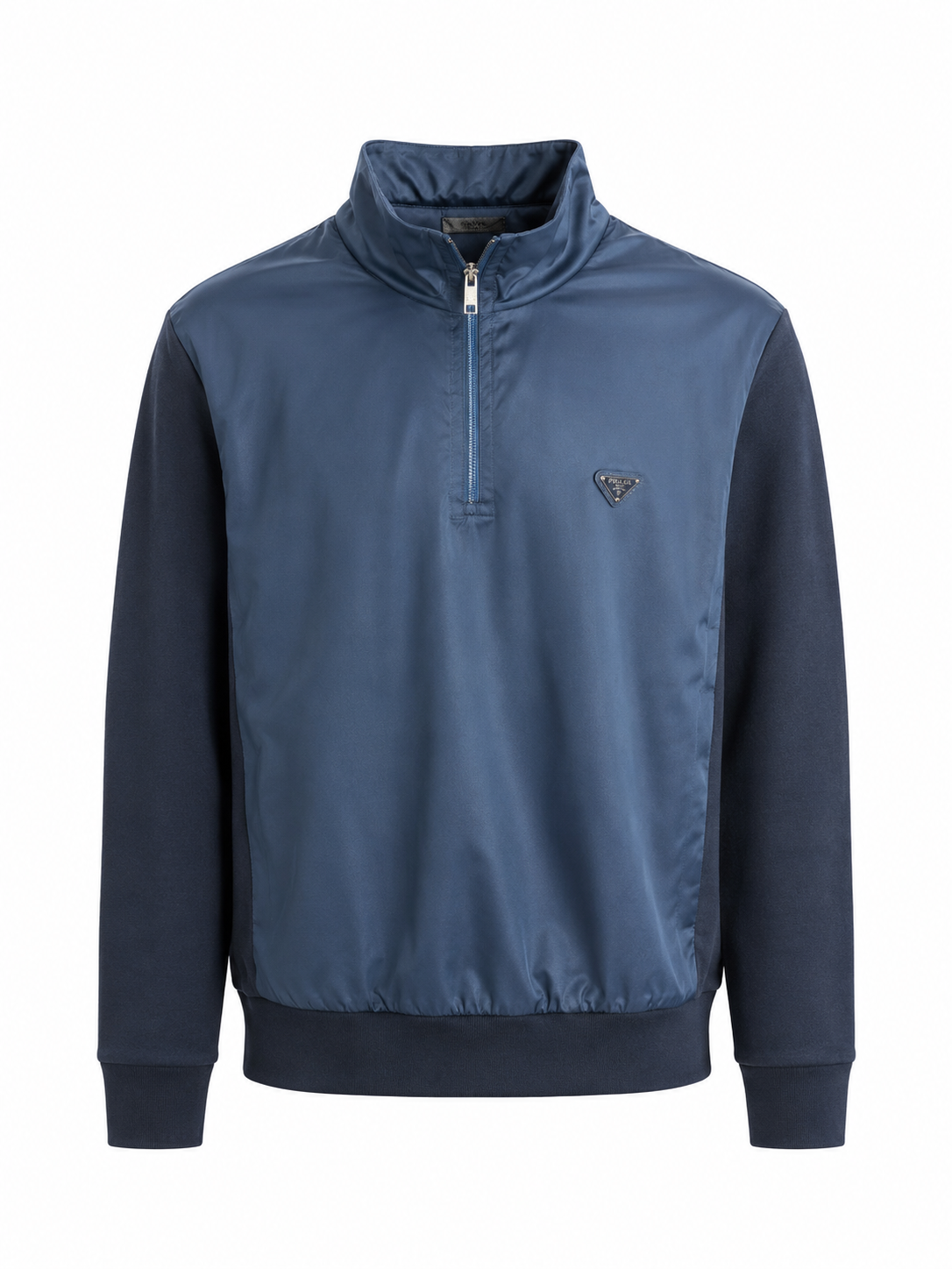 PRADA SWEATER HALF ZIPPER NAVY
