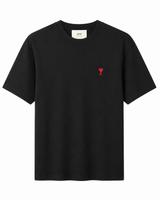 T-Shirt Ami Paris Zwart