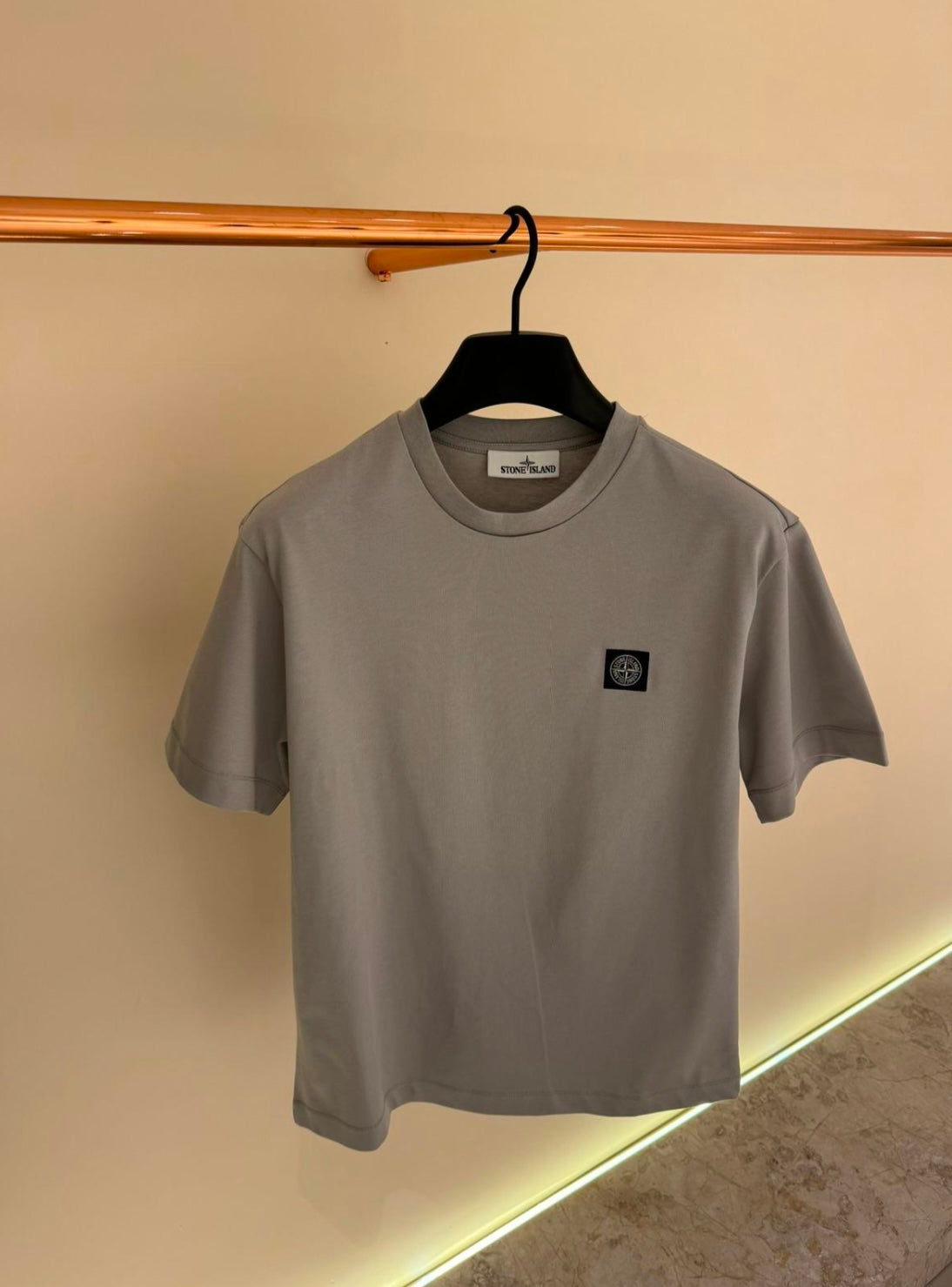Stone Island T-Shirt Grijs (basic)