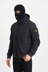 STONE ISLAND SOFTSHELL ZWART