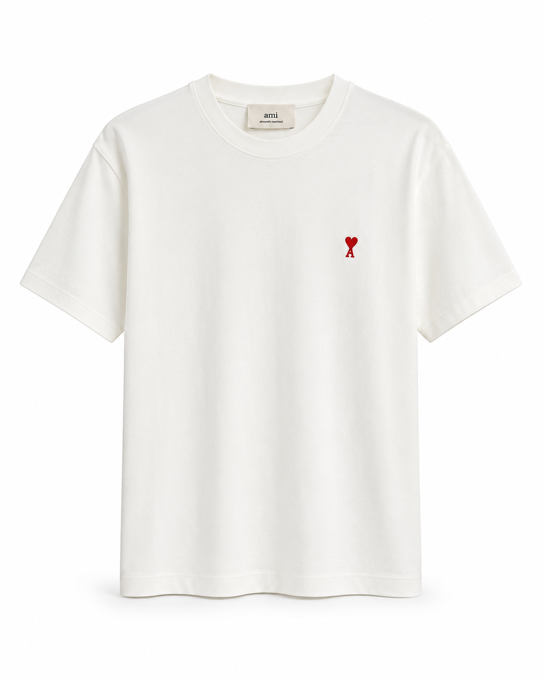 T-Shirt Ami Paris Wit