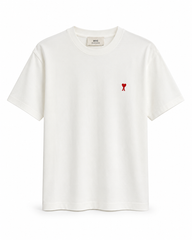 T-Shirt Ami Paris Wit