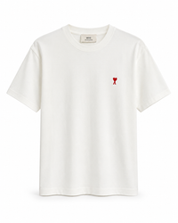 T-Shirt Ami Paris Wit