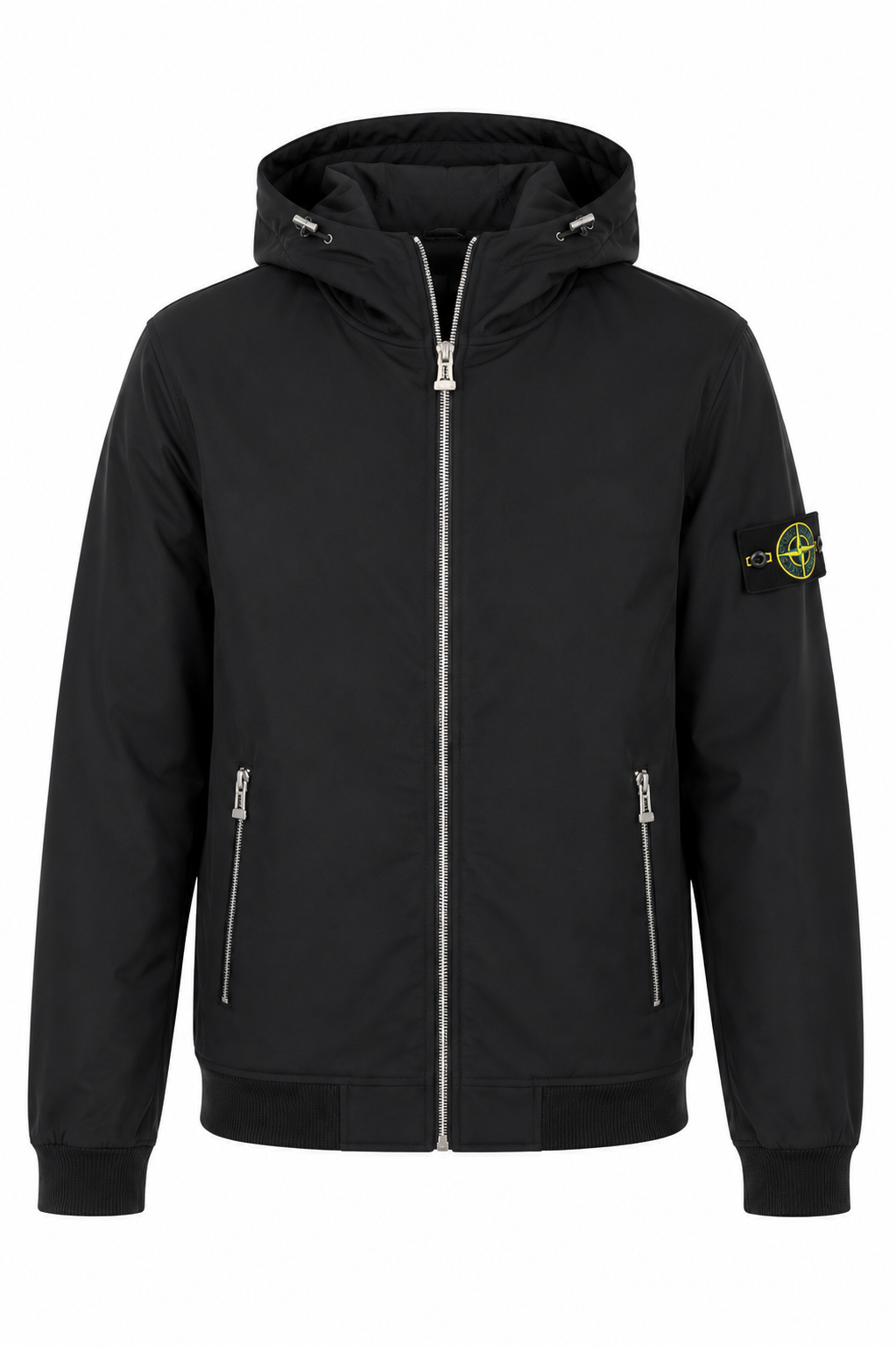 STONE ISLAND SOFTSHELL ZWART