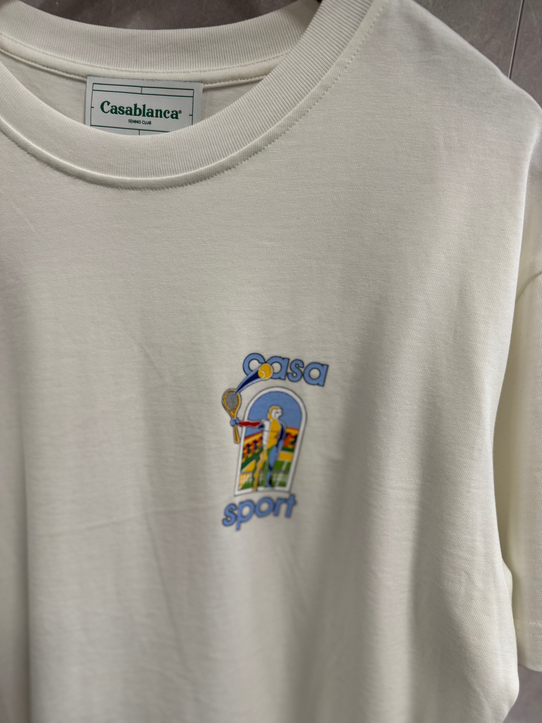 T-Shirt Casablanca Sport Wit