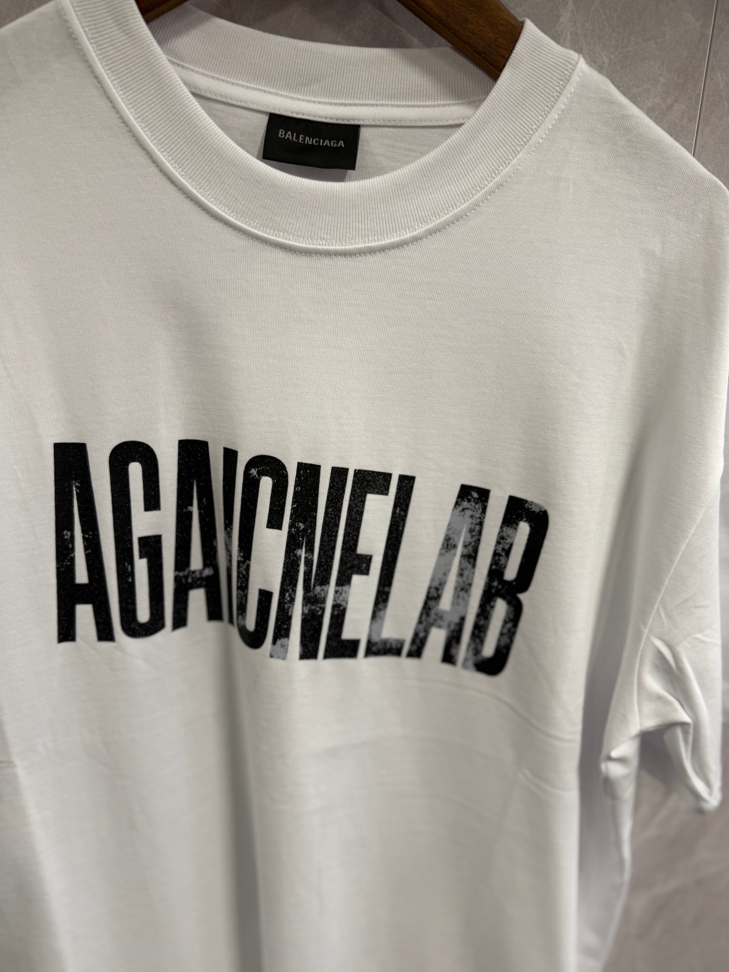 T-Shirt Balenciaga Wit (omgedraaid)