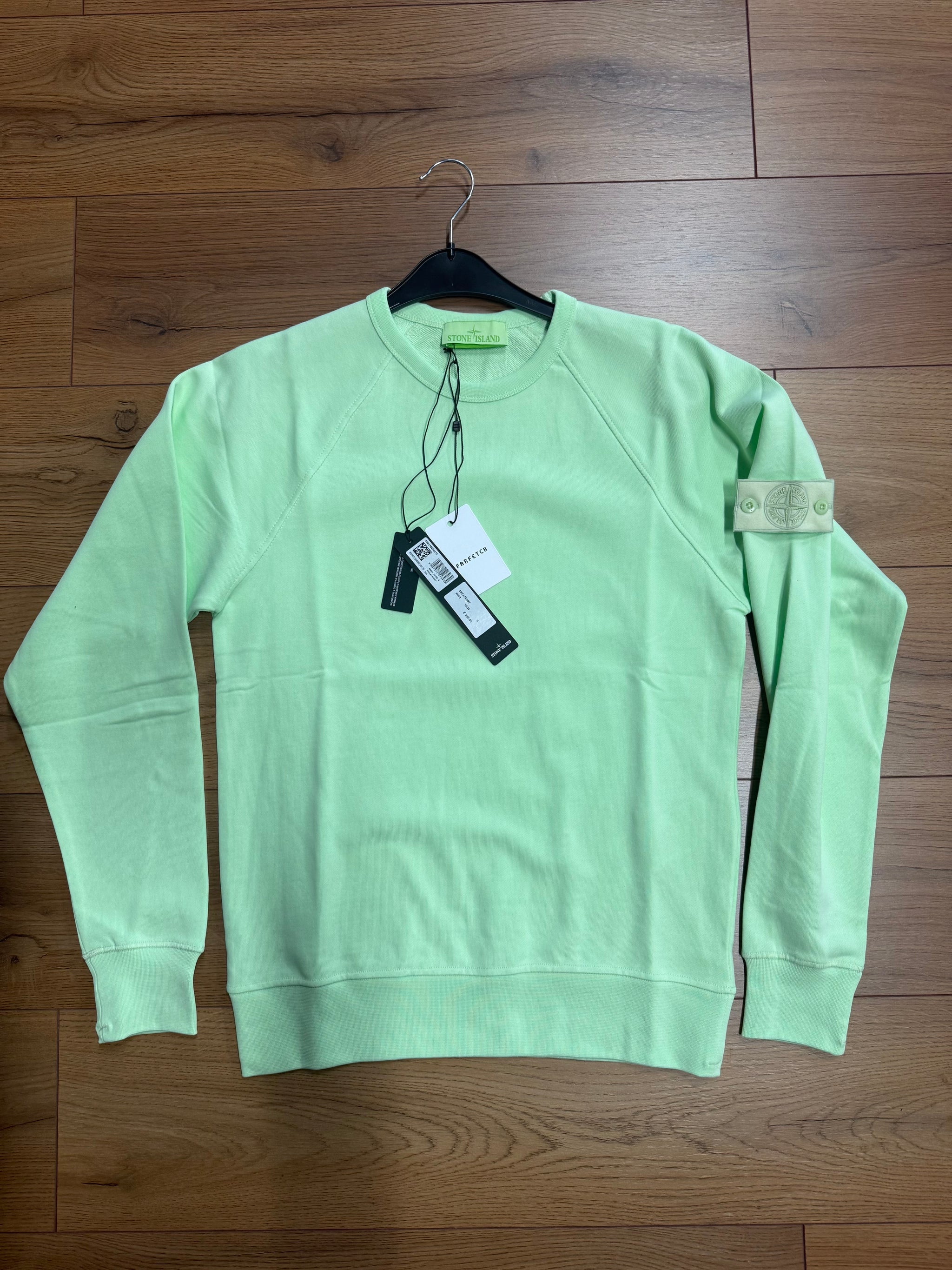 STONE ISLAND SWEATER MINT GROEN