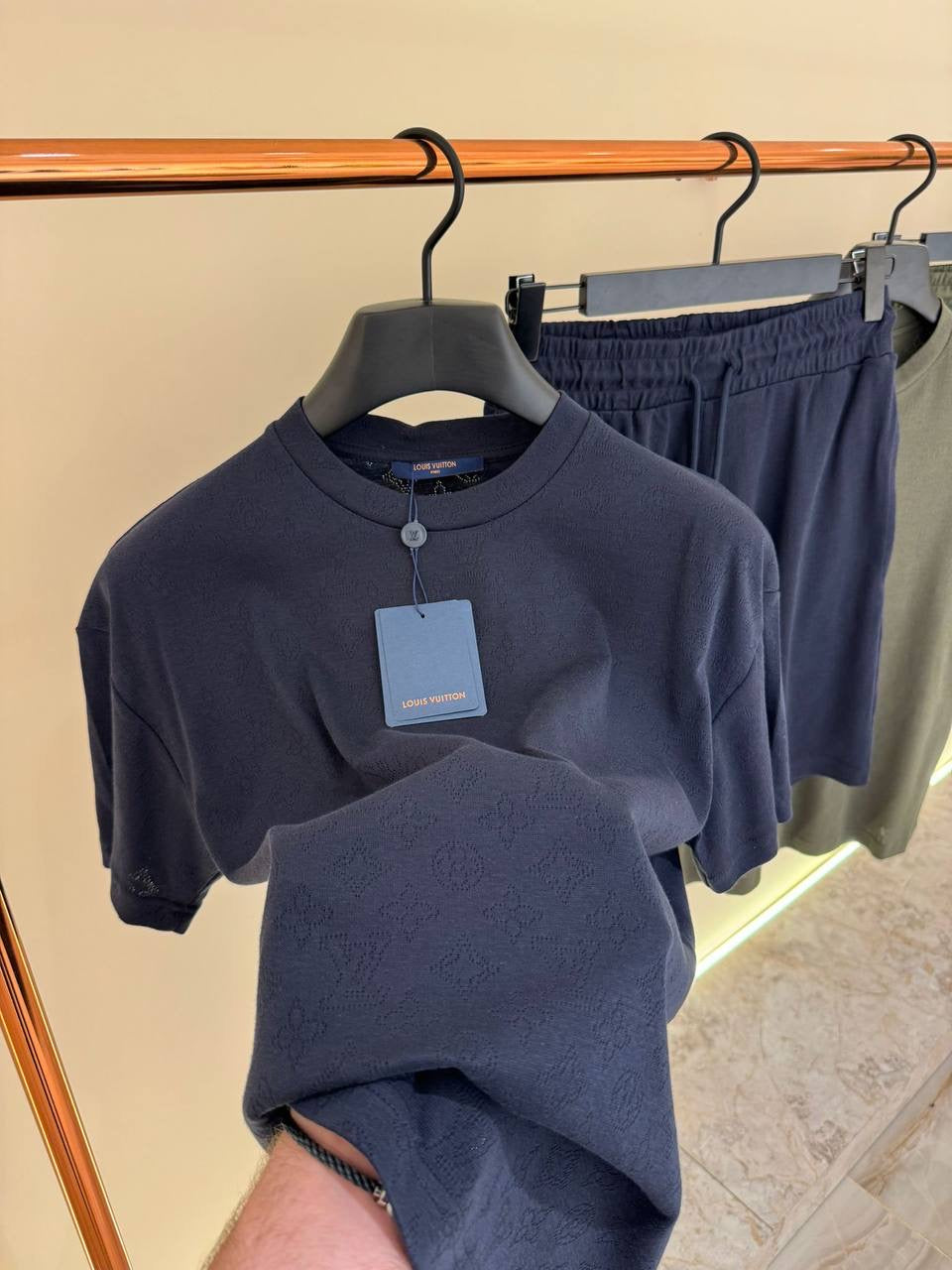 ZOMERSET LOUIS VUITTON DONKER BLAUW (lichte stof)