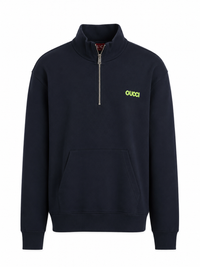 GUCCI ZIP SWEATER NAVY