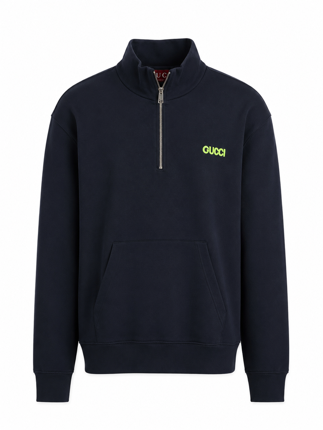 GUCCI ZIP SWEATER NAVY