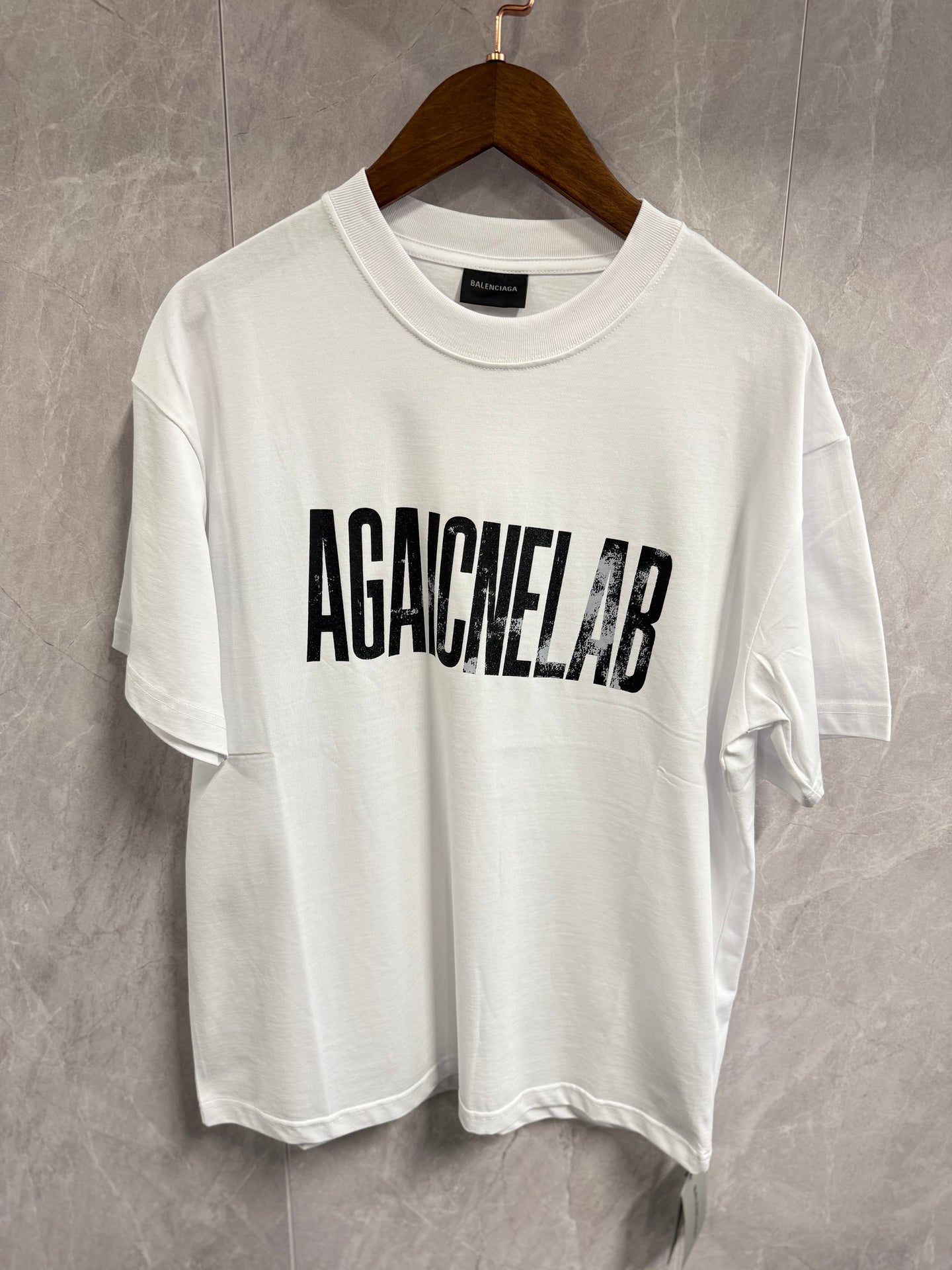 T-Shirt Balenciaga Wit (omgedraaid)