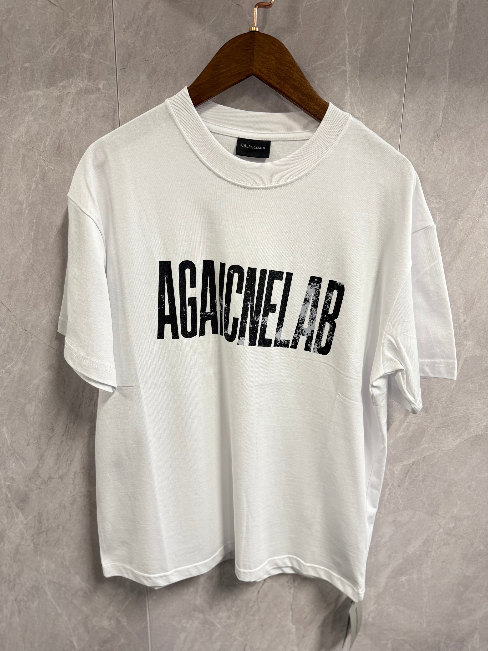 T-Shirt Balenciaga Wit (omgedraaid)