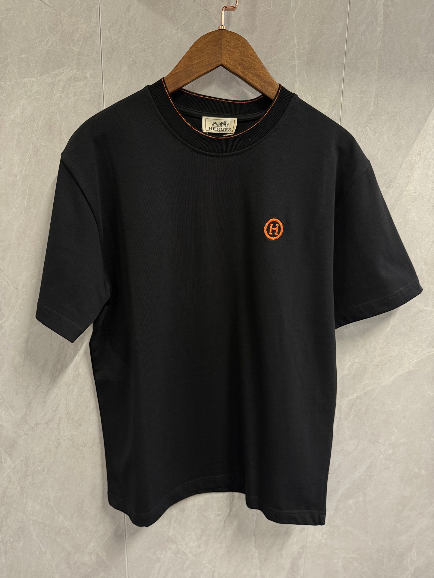 T-Shirt Hermes Zwart