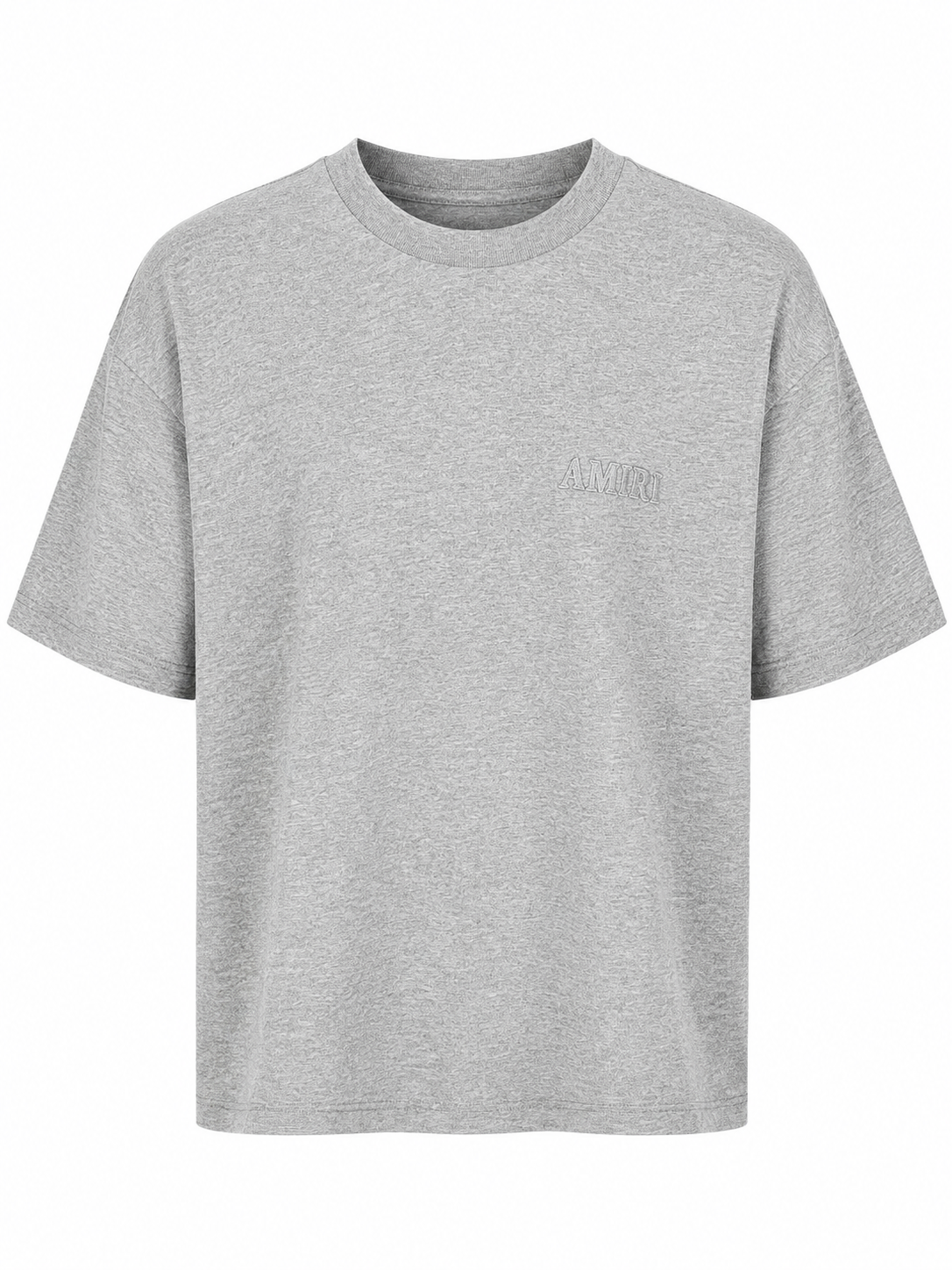 T-Shirt Amiri Geborduurd Grijs