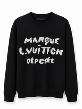 LV MARQUE SWEATER ZWART