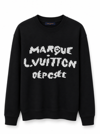 LV MARQUE SWEATER ZWART