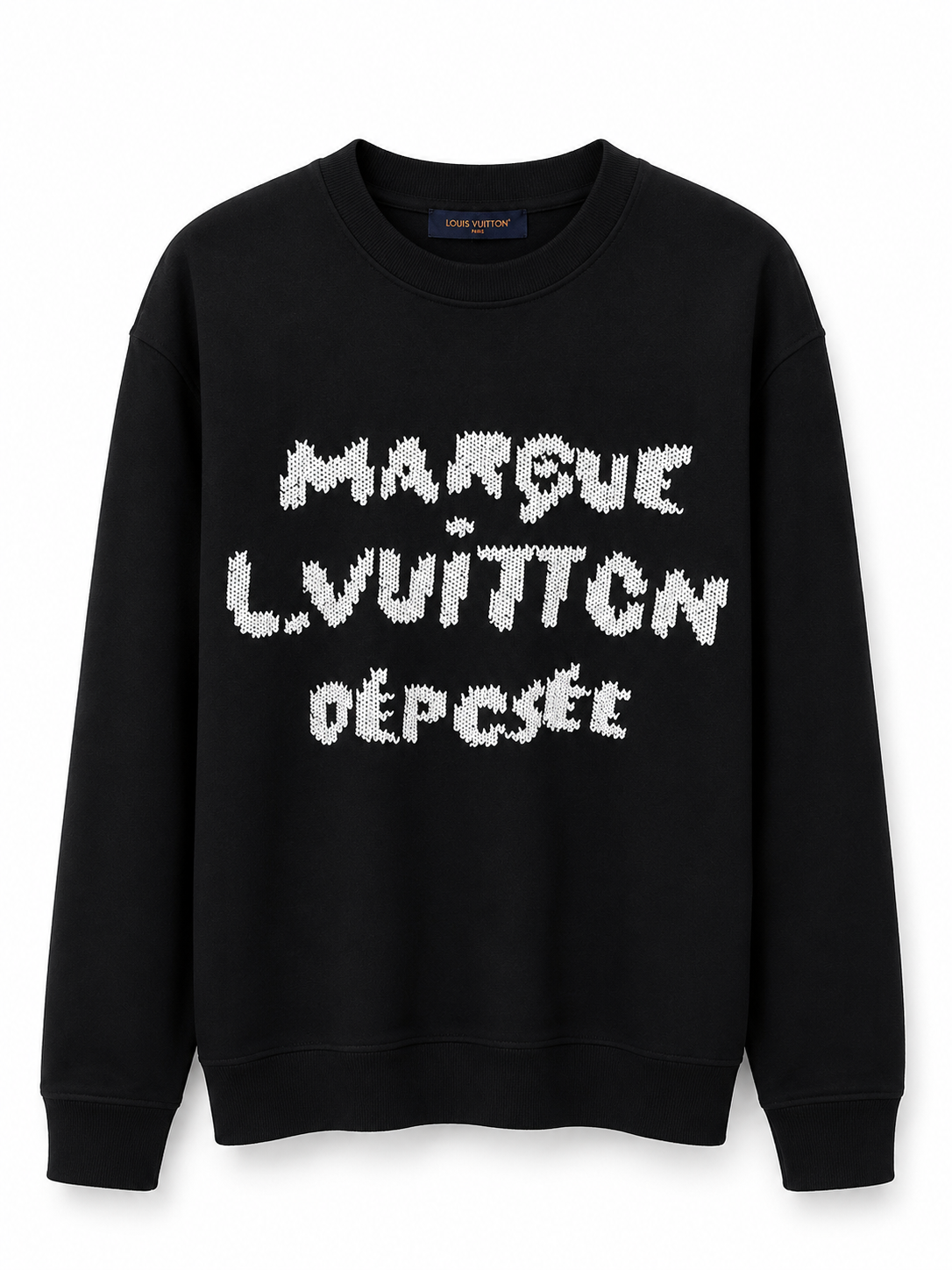 LV MARQUE SWEATER ZWART