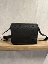 LV District Messenger Bag Zwart Monogram