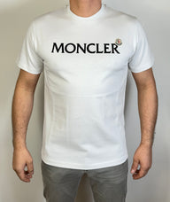 T-Shirt Moncler Wit (borst tekst)